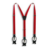 Blood Red on Black Suspenders 1 inch, Suspenders for Men, Elastic Suspenders | Wiseguy Suspenders