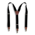 Soul Suspenders Black on Brown 1.36 inches